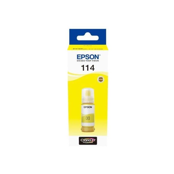 TINTEIRO EPSON ECOTANK Nº114 AMARELO 70ML ORIGINAL