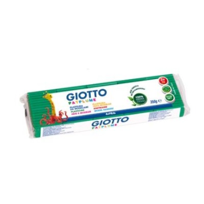 PLASTICINA GIOTTO PATPLUME 350gr.  VERDE ESCURO