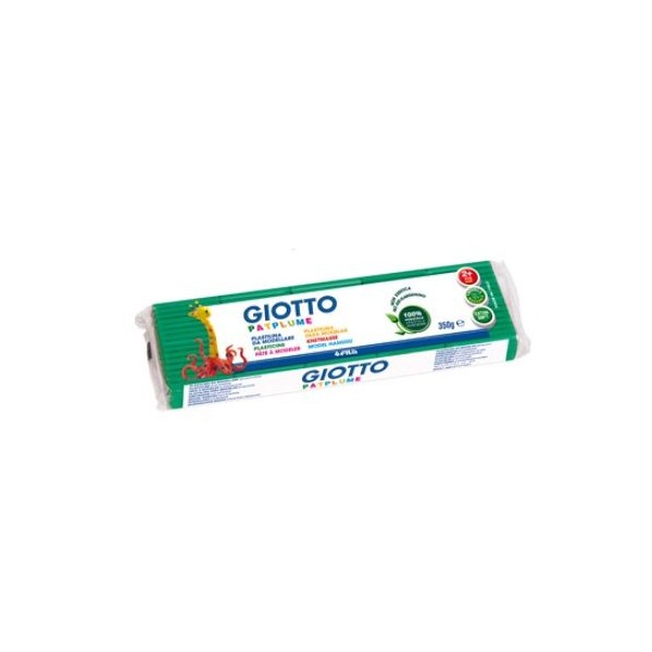 PLASTICINA GIOTTO PATPLUME 350gr.  VERDE ESCURO