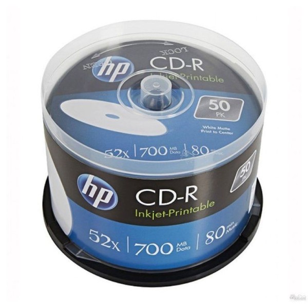 CAKE C/ 50 CD-R HP 700MB 52x 