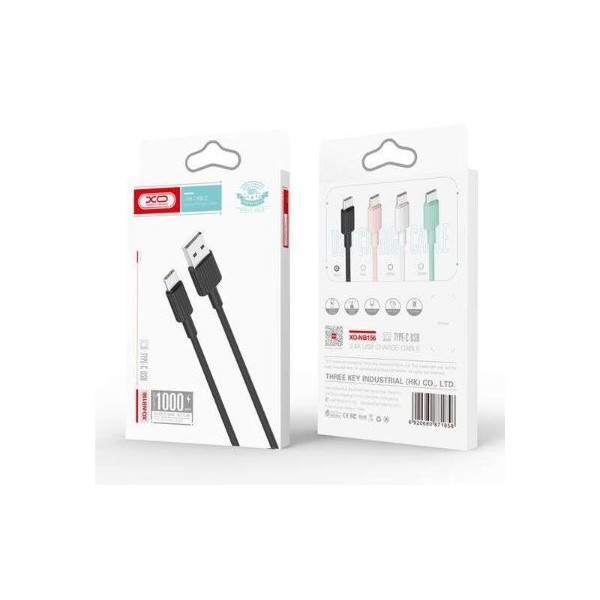 CABO USB TIPO (A) P/ LIGHTNING  2.4A M/M 1MT - CARREGAMENTO / TRANSFERENCIA DE DADOS P/ IPHONE  - BRANCO
