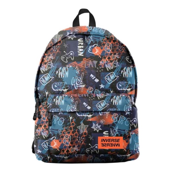 MOCHILA ESCOLAR AMBAR INVERSE TEEN STREET ART 2025
