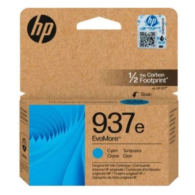 TINTEIRO HP 937e EvoMORE XL CYAN 1.65k ORIGINAL