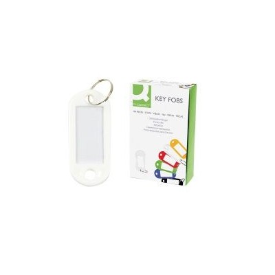 PORTA CHAVES P/ IDENTIFICAÇAO BRANCO PACK 100unid.