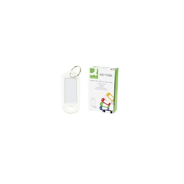 PORTA CHAVES P/ IDENTIFICAÇAO BRANCO PACK 100unid.