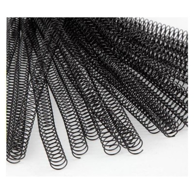 ARGOLAS ESPIRAL METALICAS PASSO 5:1 22MM PRETO