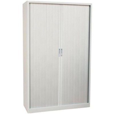 ARMARIO METALICO C/ PORTA EM PERSIANA  1510x1000x420mm C/ 3 PRATELEIRAS AMOVIVEIS CINZA