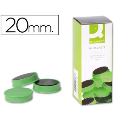PACK x 10 IMAN SINALIZAÇAO QC 20mm VERDE