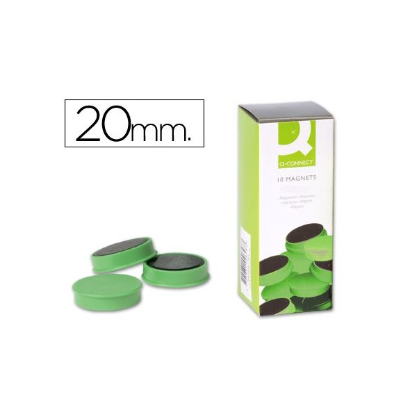 PACK x 10 IMAN SINALIZAÇAO QC 20mm VERDE