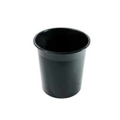 CESTO PAPEIS PLASTICO 13 LT "FECHADO" PRETO