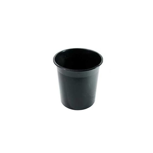 CESTO PAPEIS PLASTICO 13 LT "FECHADO" PRETO