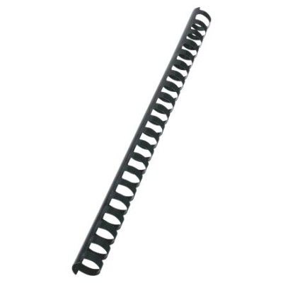ARGOLAS PVC ENCADERNAR 19/20MM 165FLS PRETO 100unid.