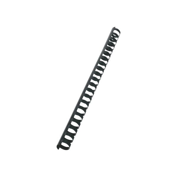ARGOLAS PVC ENCADERNAR 19/20MM 165FLS PRETO 100unid.