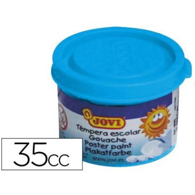 GUACHE LIQUIDO JOVI ESCOLAR (LAVAVEL) 40ML AZUL CYAN
