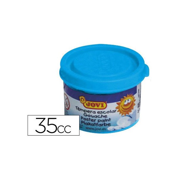 GUACHE LIQUIDO JOVI ESCOLAR (LAVAVEL) 40ML AZUL CYAN