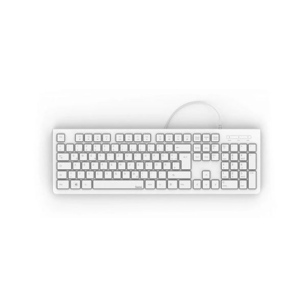 TECLADO HAMA KC-200 USB - BRANCO 1.5MT
