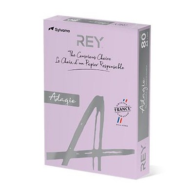 RESMA PAPEL FOTOCOPIA ADAGIO A4 80GR. LILAS / ROXO INTENSO (28)