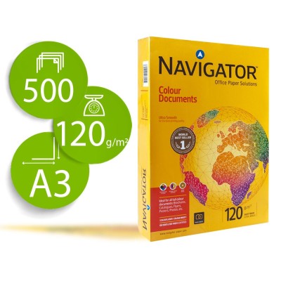 RESMA PAPEL FOTOCOPIA NAVIGATOR A3 120GR