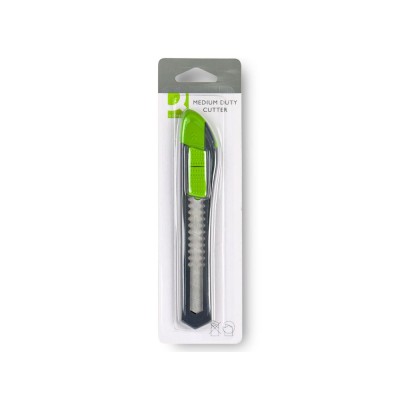 X-ACTO GRANDE QC PLASTICO 18MM  CINZA ESCURO / VERDE