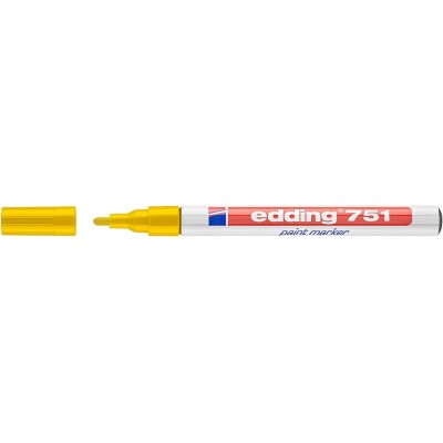 MARCADOR PERMANENTE EDDING 751 PT-CN 1-2MM AMARELO
