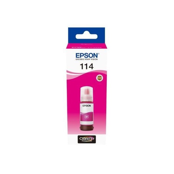 TINTEIRO EPSON ECOTANK Nº114 MAGENTA 70ML ORIGINAL