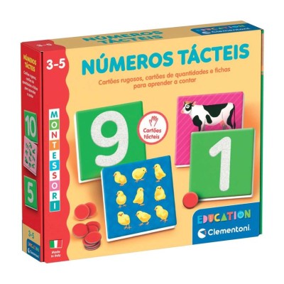MONTESSORI - NUMEROS TACTEIS CLEMENTONI EDUCATION