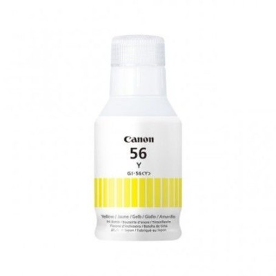 TINTEIRO ECOTANK CANON GI56Y 135ML 14K AMARELO ORIGINAL