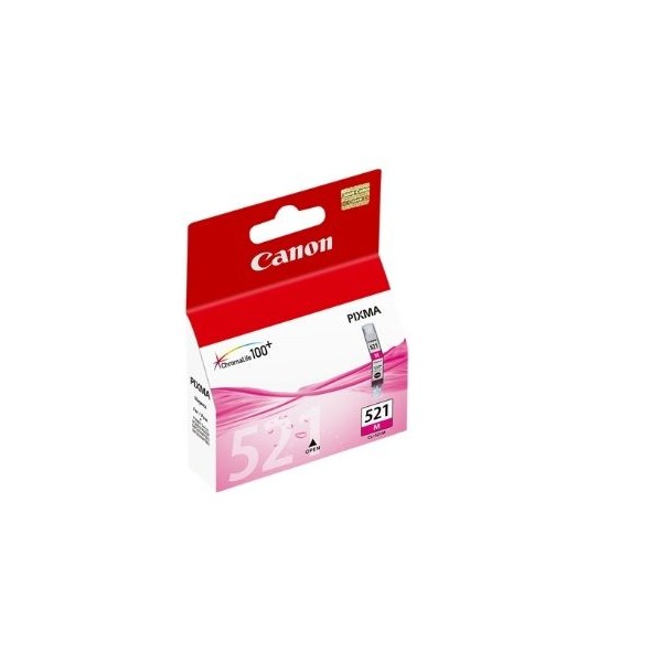 TINTEIRO CANON CLI521 MAGENTA ORIGINAL