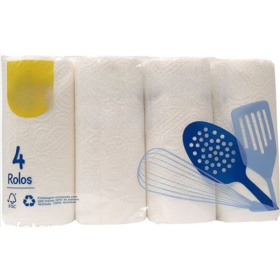 ROLO PAPEL DE COZINHA PACK 4 ROLOS