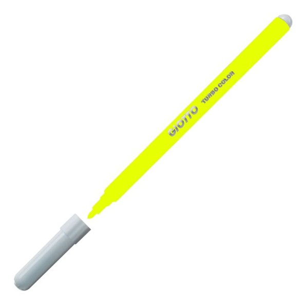 MARCADOR FELTRO COLORIDO GIOTTO TURBO COLOR AMARELO