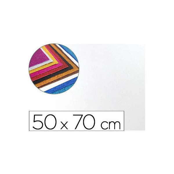 PLACA GOMA EVA 50x70CM BRANCO