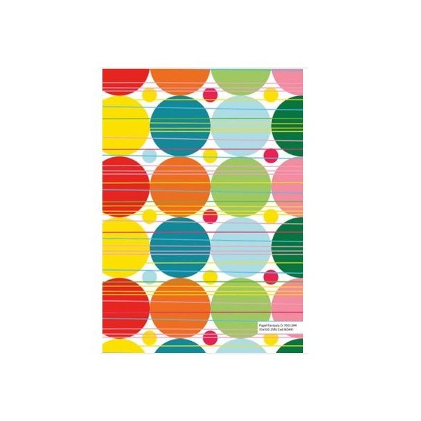 ROLO PAPEL FANTASIA 70x100cm 25FLS ( PADRAO 700/394)