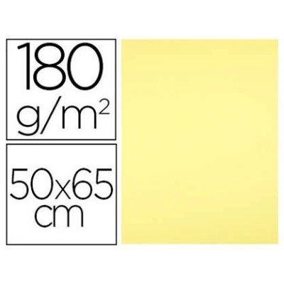 CARTOLINA 50x65cm 180/185gr. AMARELO MEDIO