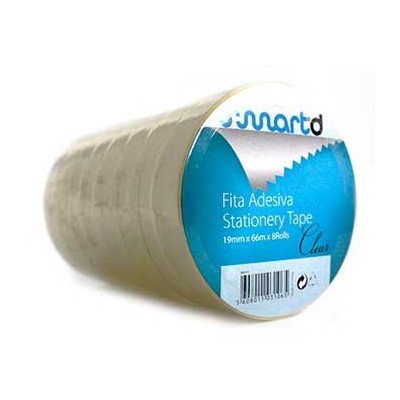 ROLO FITA COLA SMARTD 19MMx66MT TRANSPARENTE