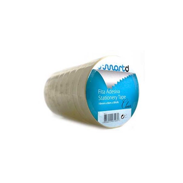 ROLO FITA COLA SMARTD 19MMx66MT TRANSPARENTE