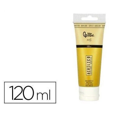 BISNAGA TINTA ACRILICA LP 120ML AMARELO OCRE