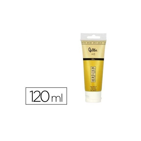 BISNAGA TINTA ACRILICA LP 120ML AMARELO OCRE