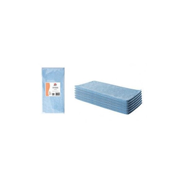 PANO MICROFIBRA 40x30cm AZUL 6unid.