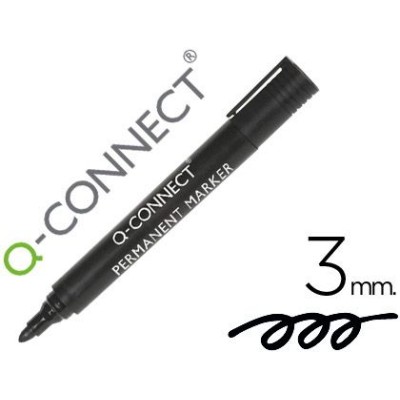 MARCADOR PERMANENTE QC PT-CN 2a3MM PRETO