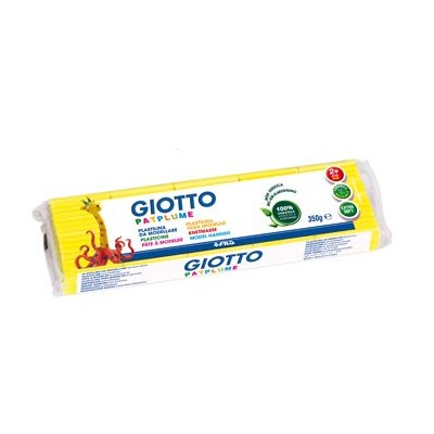 PLASTICINA GIOTTO PATPLUME 350gr.  AMARELO