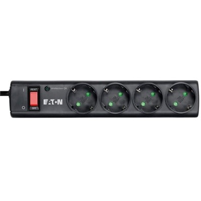 BLOCO 4 TOMADAS EATON PROTECTION STRIP C/ INTERRUPTOR CABO 1.5MT