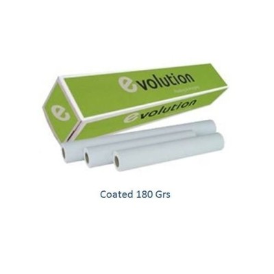 ROLO PLOTTER 1118MMx30MT x 180GRS EVOLUTION PREMIUM COATED