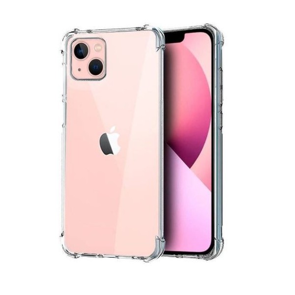 CAPA TPU COOL ANTISHOCK  COMPATIVEL C/ IPHONE 13 - TRANSPARENTE