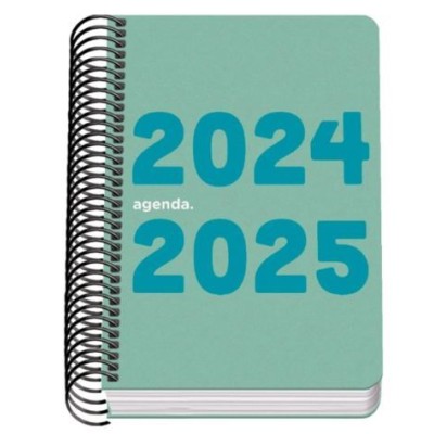 AGENDA ESCOLAR ESPIRAL 2024 / 2025  DOHE "ESPANHOL" DIN A6 CORES SORTIDAS
