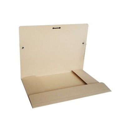 PASTA CARTAO CRT 181  C/ 3xABAS  A4 310x230mm  C/ ELASTICOS BEGE / CREME