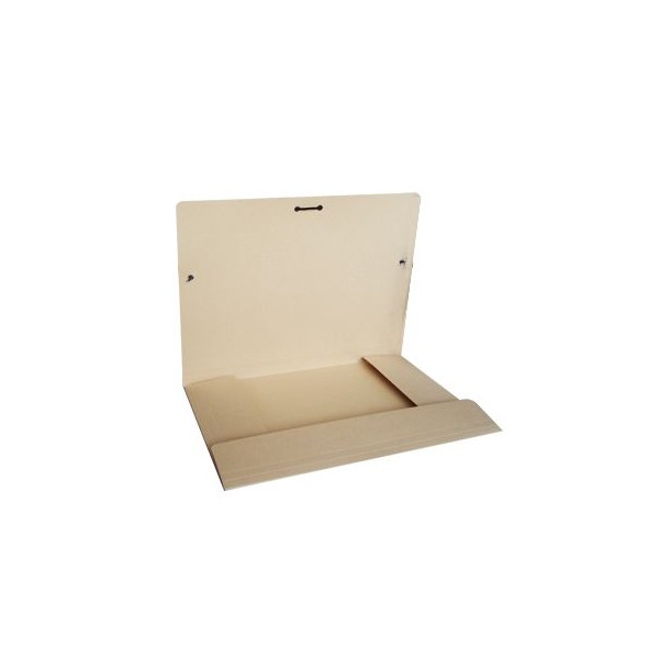 PASTA CARTAO CRT 181  C/ 3xABAS  A4 310x230mm  C/ ELASTICOS BEGE / CREME