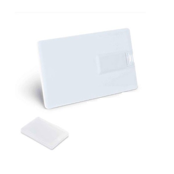 PEN DRIVE USB CARTAO BRANCO UDP C/CAIXA ABS 4GB