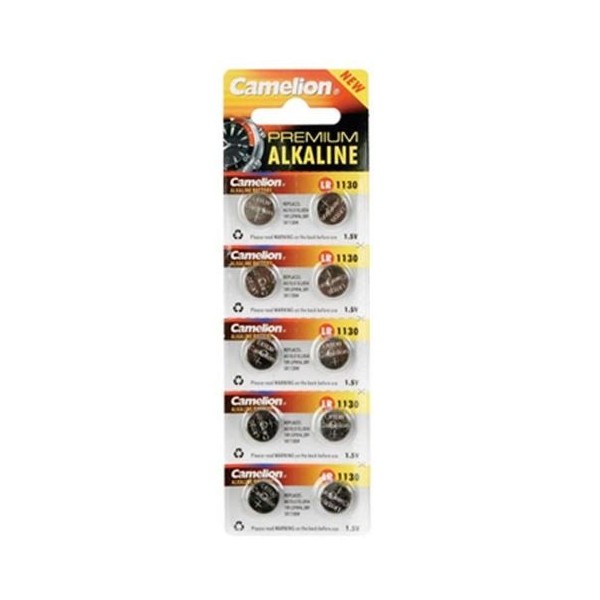 PILHA ALCALINA LR1130/AG10 - 1,5V 68mAh P/ RELOGIO