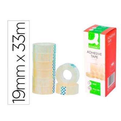 ROLO FITA COLA 19MMx33MT TRANSPARENTE
