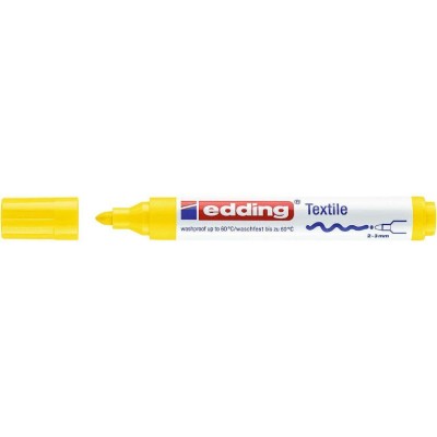 MARCADOR TECIDOS / TEXTIL EDDING 4500 2-3mm AMARELO